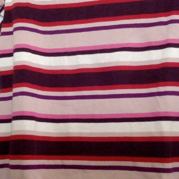 Striped Lands End 100% Cotton Long Sleeve - Picture 3 of 3